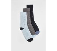 Burton Men's Multi Lines Jacquard Pattern 3 Pack Smart Sock Set Burton Multicolor One Size