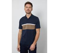 Burton Men's Navy Chest Stripe Polo Shirt | Size: Medium Burton Navy M