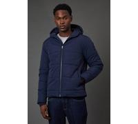 Burton Men's Navy Quilted Padded Hooded Jacket | Size: Large Burton Navy L