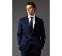 Burton Men's Navy Regular Fit Suit Jacket | Size: 42R