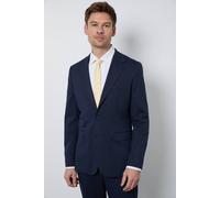 Burton Men's Navy Textured Slim Fit Suit Jacket | Size: 38R