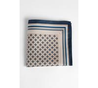 Burton Men's Neutral Geo Pocket Square Burton Neutral One Size