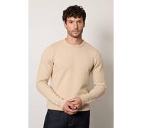 Burton Men's Off White Soft Crew Neck Jumper in Off-White | Size: XL Burton Off-White XL