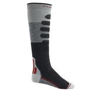 Burton Men's Performance + Midweight Sock, Gray Heather Block, Large