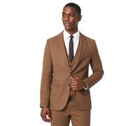 Burton Mens Plain Weave Slim Suit Jacket BW1454