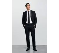 Burton Men's Plus & Tall Black Essential Tuxedo Suit Jacket | Size: 48R