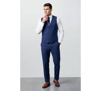 Burton Men's Plus & Tall French Navy Essential Suit Waistcoat in Dark Blue | Size: 5XL Burton Dark Blue 5XL