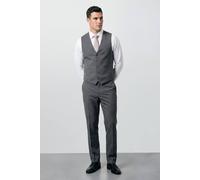 Burton Men's Plus & Tall Mid Grey Essential Suit Waistcoat | Size: 3XLTL