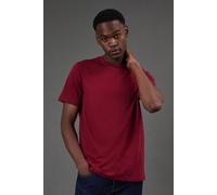 Burton Men's Red Plain Crew Neck T-Shirt | Size: Small Burton Red S