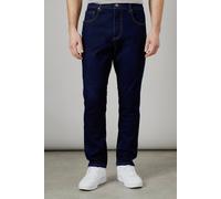Burton Men's Rinse Wash Stretch Slim Fit Jeans in Dark Blue | Size: 32S