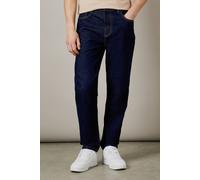 Burton Men's Rinse Wash Stretch Tapered Fit Jeans in Dark Blue | Size: 34S Burton Dark Blue 34S