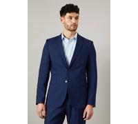 Burton Men's Royal Blue Tailored Fit Sharkskin Suit Jacket | Size: 42R Burton Blue 42R