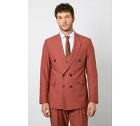 Burton Men's Rust Double Breasted Blazer | Size: 40S