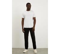 Burton Mens Skinny Jeans Black Relaxed Fit Cotton Denim Machine Washable