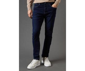 Burton Mens Skinny Jeans Dark Blue Extra Slim Fit Comfortable Denim