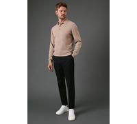 Burton Men's Slim Fit Chino Trousers in Black | Size: 36R