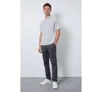 Burton Men's Slim Fit Chino Trousers in Charcoal | Size: 32R