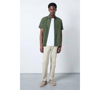 Burton Men's Stone Cotton Linen Slim Fit Trousers | Size: 34R