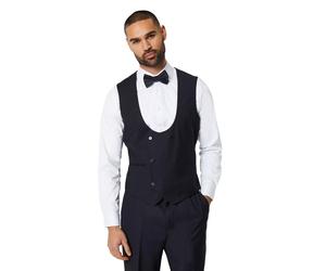 Burton Mens Tailored Tuxedo WaistcoatS Black BW1666