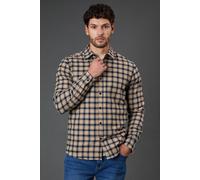 Burton Men's Tan Check Long Sleeve Shirt | Size: 2XL Burton Tan 2XL