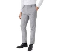 Burton Mens Textured Slim Suit Trousers / 36R Grey BW1017