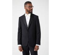 Burton Mens Tuxedo Suit Jacket Black Skinny Fit Formal Wedding Smart Workwear