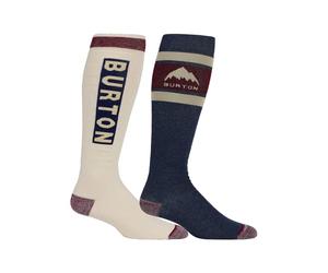 Burton Men's Weekend Midweight Socks (2 Pack), Blue, Large