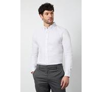 Burton Men's White Oxford Long Sleeve Shirt | Size: Large Burton White L