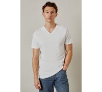 Burton Men's White Plain V Neck T-Shirt | Size: Small Burton White S