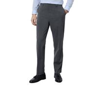 Burton Men's Mid Grey Tailored Fit Essential Suit Trousers | Size: 36S Burton Mid Grey 36S