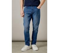 Burton Mid Wash Stretch Slim Fit Jeans In Mid Blue mid blue 34R