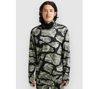 Burton Midweight Long Neck Crew Base Layer Top graffiti camo M