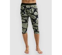 Burton Midweight X Boot 3/4 Base Layer Pants Green,Black S Men