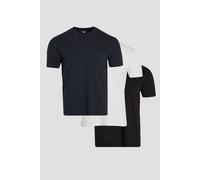 Burton Men's Mixed 3 Pack Plain Crew Neck T-Shirts in White | Size: XL Burton White XL