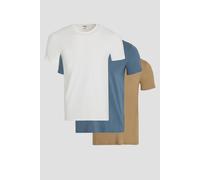 Burton Mixed 3 Pack Plain Crew Neck T-Shirts multi
