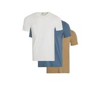 Burton Mixed 3 Pack Plain Crew Neck T-Shirts, S, Multi