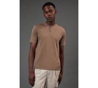 Burton Mocha Brown Grandad T-Shirt mocha M