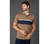 Burton Mocha Chest Stripe Polo Shirt mocha XL