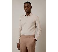 Burton Natural Herringbone Slim Fit Shirt natural 14.5 in