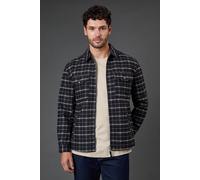 Burton Navy Check Wool Look Jacket navy L