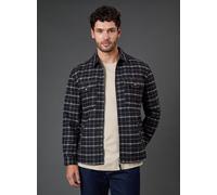 BURTON Navy Check Wool Look Jacket XXL
