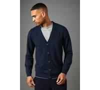 Burton Navy Fine Gauge Knitted Cardigan navy XL