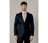 Burton Men's Navy Herringbone Tailored Fit Suit Jacket | Size: 40R Burton Navy 40R