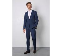 Burton Navy Marl Skinny Fit Suit Jacket navy