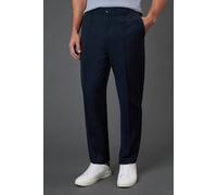 Burton Navy Pintuck Smart Trousers navy 30S