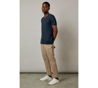 Burton Navy Plain V Neck T-Shirt navy S