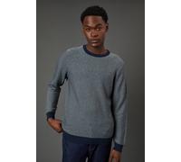 Burton Men's Navy Semi Plain Crew Neck Jumper | Size: Small Burton Navy S