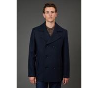 BURTON Navy Signature Wool Blend Peacoat M