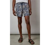 Burton Navy Sunset Camo Print Swim Shorts navy S