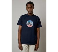 Burton Navy Sunset Logo Print T-Shirt navy XL